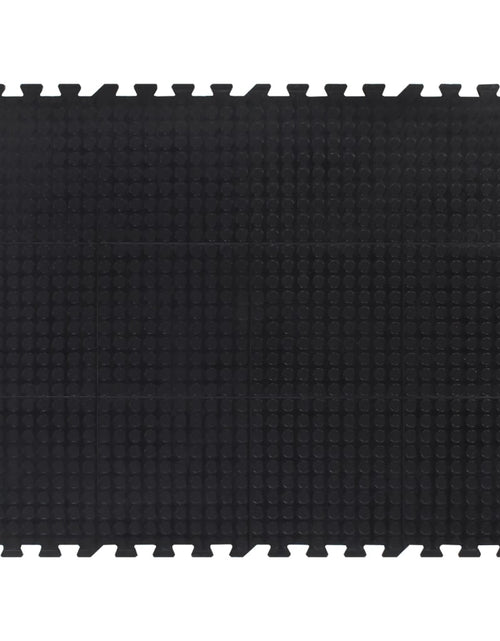 Încărcați imaginea în vizualizatorul Galerie, Placă de podea din cauciuc, negru, 12 mm, 90x120 cm - Lando
