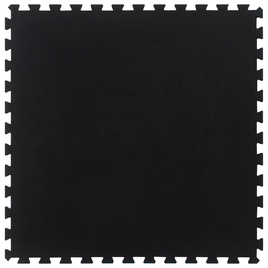 Placă de podea din cauciuc, negru, 12 mm, 100x100 cm - Lando