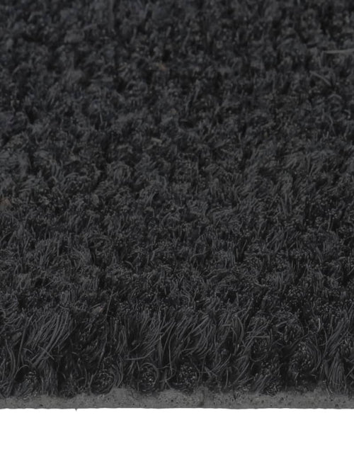Загрузите изображение в средство просмотра галереи, Covoraș de ușă, negru, 50x80 cm, fibre de cocos - Lando
