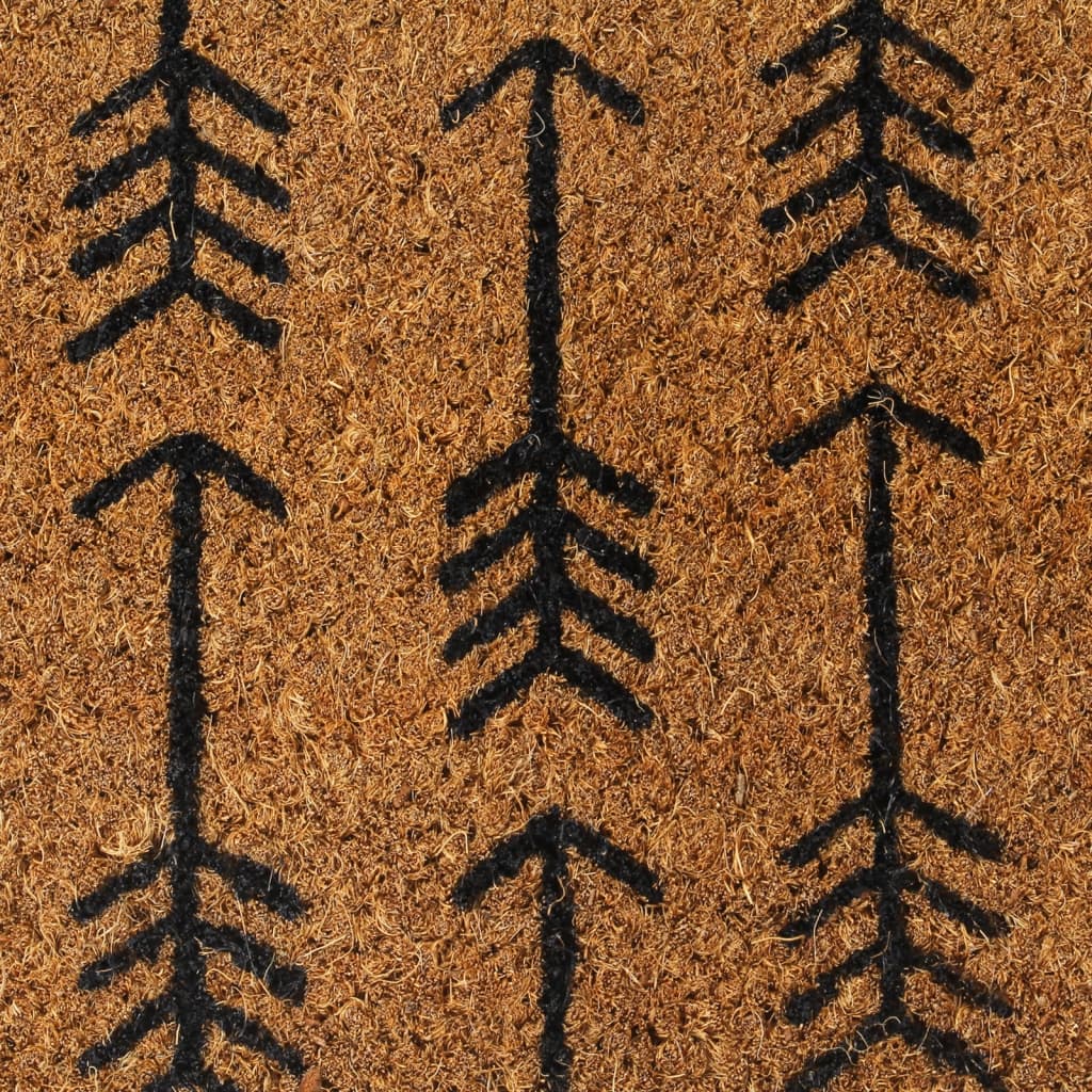 Covoraș de ușă, natural, 45x75 cm, fibre de cocos - Lando