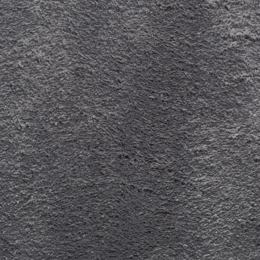 Covor moale și lavabil, fire scurte, antracit, 200x280 cm - Lando