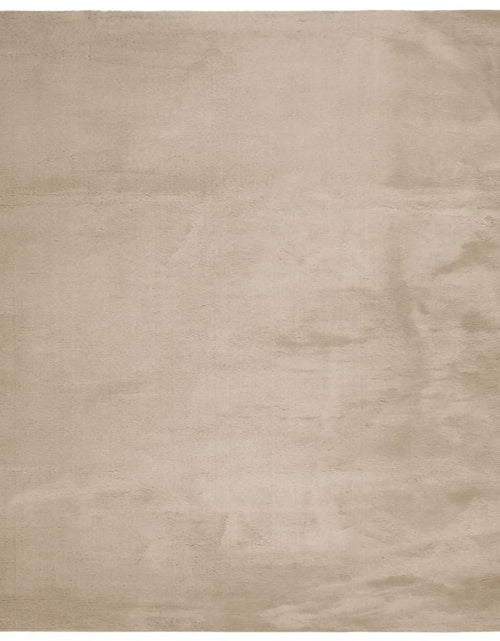 Încărcați imaginea în vizualizatorul Galerie, Covor HUARTE, fir scurt, moale și lavabil, nisipiu, 160x160 cm - Lando
