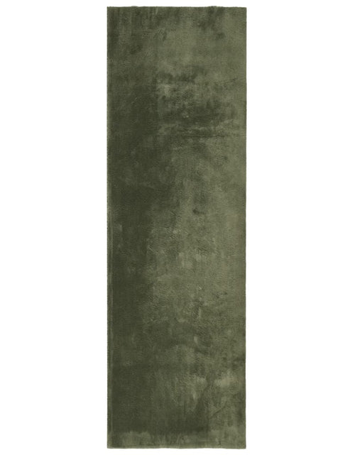 Încărcați imaginea în vizualizatorul Galerie, Covor HUARTE, fir scurt, moale și lavabil verde pădure 80x250cm - Lando
