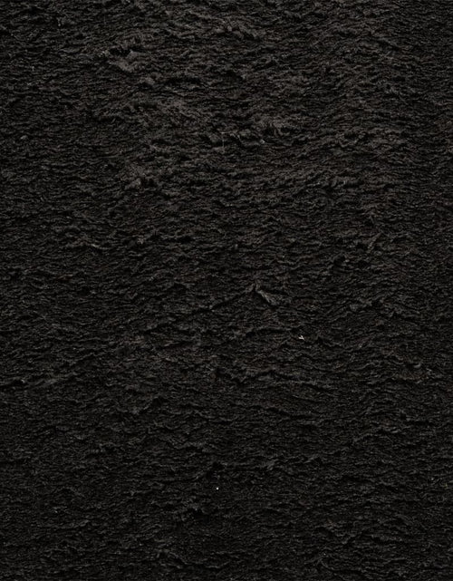 Încărcați imaginea în vizualizatorul Galerie, Covor HUARTE, fir scurt, moale și lavabil, negru, 80x150 cm - Lando

