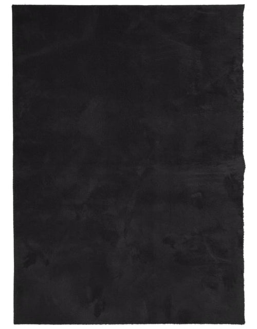 Încărcați imaginea în vizualizatorul Galerie, Covor HUARTE, fir scurt, moale și lavabil, negru, 120x170 cm - Lando
