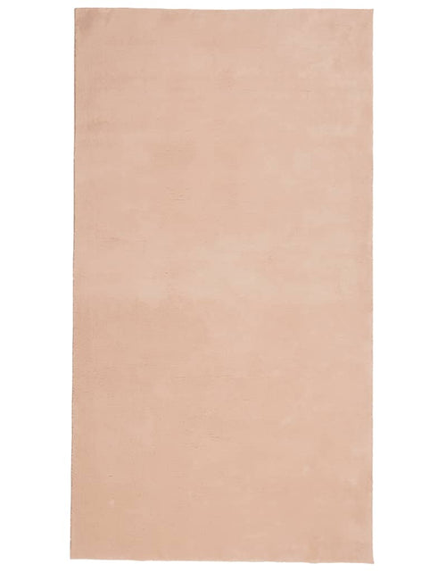 Încărcați imaginea în vizualizatorul Galerie, Covor HUARTE, fir scurt, moale și lavabil, roz pudră, 60x110 cm - Lando
