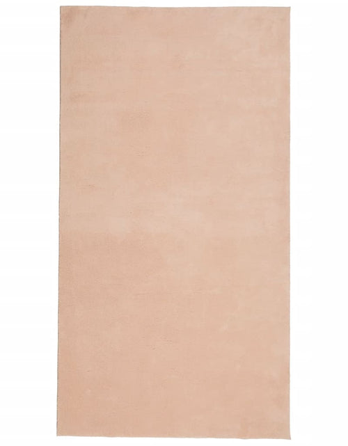 Încărcați imaginea în vizualizatorul Galerie, Covor HUARTE, fir scurt, moale și lavabil, roz pudră, 80x150 cm - Lando
