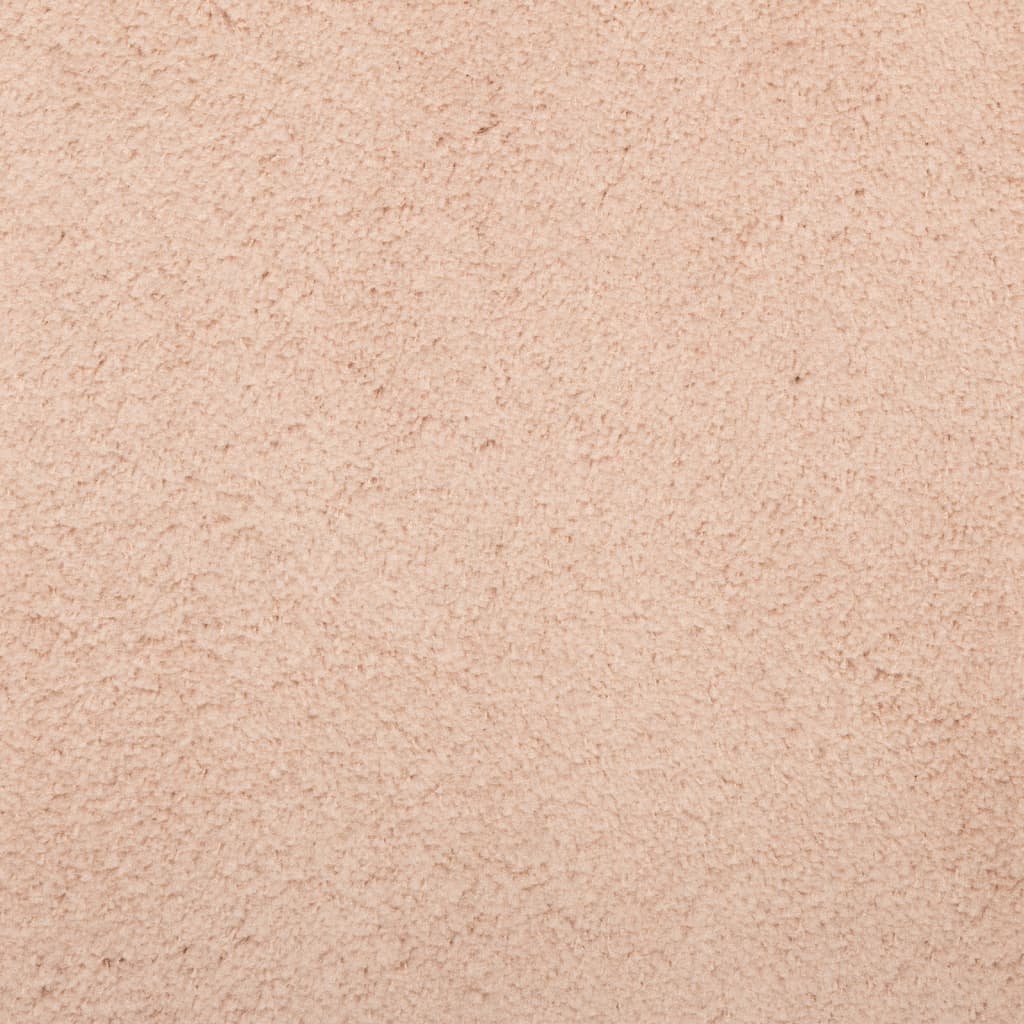 Covor HUARTE, fir scurt, moale și lavabil, roz pudră, 80x200 cm - Lando