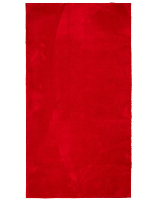 Încărcați imaginea în vizualizatorul Galerie, Covor HUARTE, fir scurt, moale și lavabil, roșu, 60x110 cm - Lando
