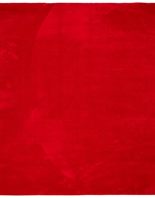 Загрузите изображение в средство просмотра галереи, Covor HUARTE, fir scurt, moale și lavabil, roșu, 200x200 cm - Lando

