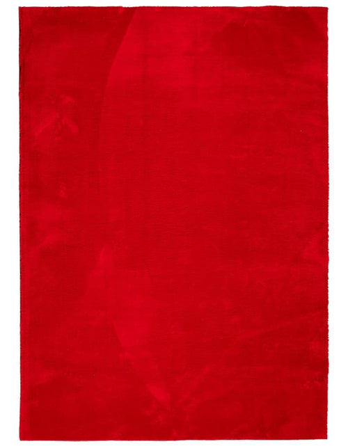 Încărcați imaginea în vizualizatorul Galerie, Covor HUARTE, fir scurt, moale și lavabil, roșu, 200x280 cm - Lando

