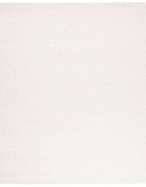 Încărcați imaginea în vizualizatorul Galerie, Covor pufos modern, fir lung, crem, 240x240 cm - Lando
