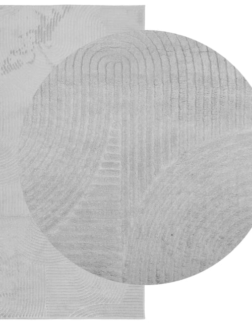 Încărcați imaginea în vizualizatorul Galerie, Covor &quot;IZA&quot; aspect scandinav, cu fire scurte, gri, 80x150 cm - Lando
