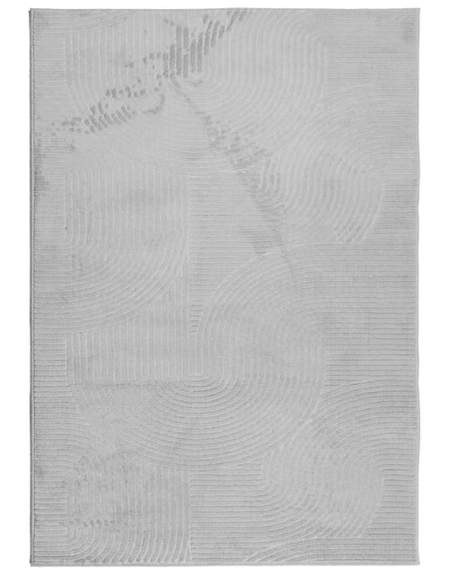 Încărcați imaginea în vizualizatorul Galerie, Covor &quot;IZA&quot; aspect scandinav, cu fire scurte, gri, 120x170 cm - Lando
