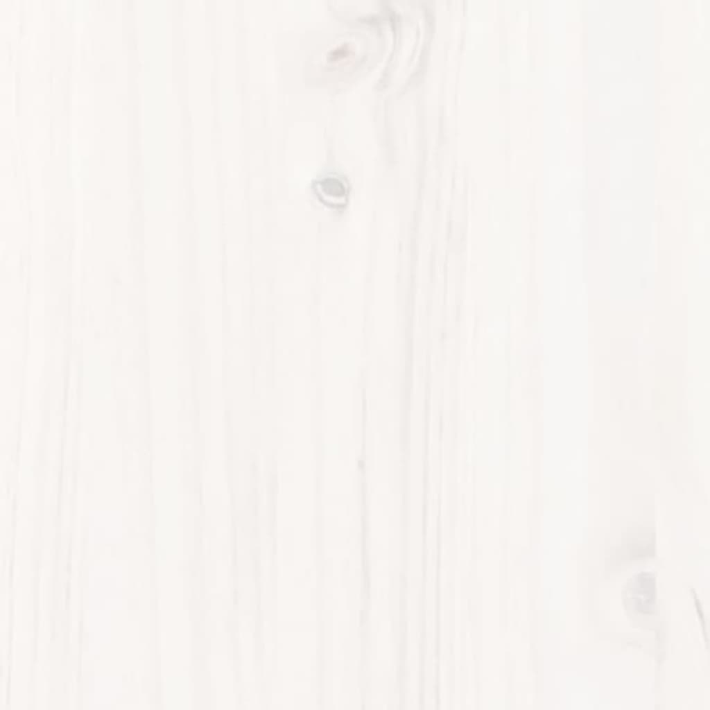 Pat de zi, alb, 90x190 cm, lemn masiv de pin - Lando
