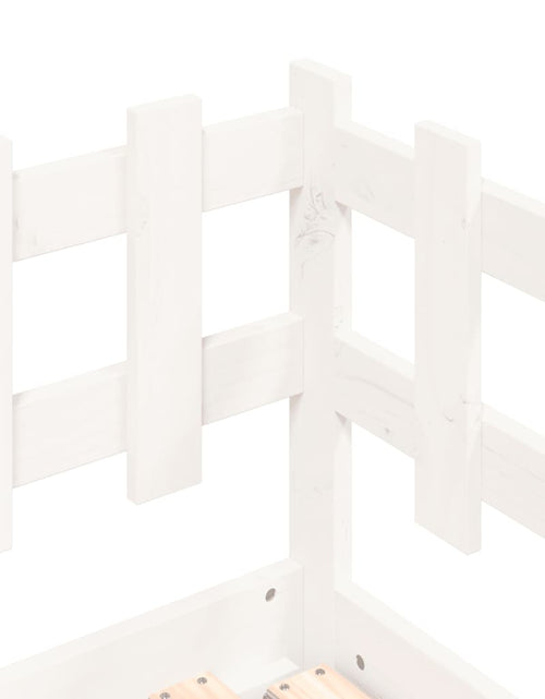 Încărcați imaginea în vizualizatorul Galerie, Pat de zi extensibil, alb, 2x(80x200) cm, lemn masiv de pin - Lando
