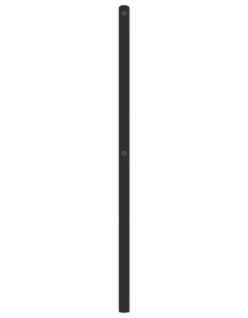 Загрузите изображение в средство просмотра галереи, Tăblie de pat metalică, negru, 107 cm - Lando
