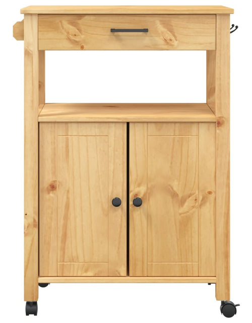 Încărcați imaginea în vizualizatorul Galerie, Cărucior de bucătărie „MONZA”, 60x40x90 cm, lemn masiv de pin - Lando
