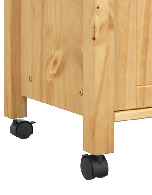 Загрузите изображение в средство просмотра галереи, Cărucior de bucătărie „MONZA”, 60x40x90 cm, lemn masiv de pin - Lando
