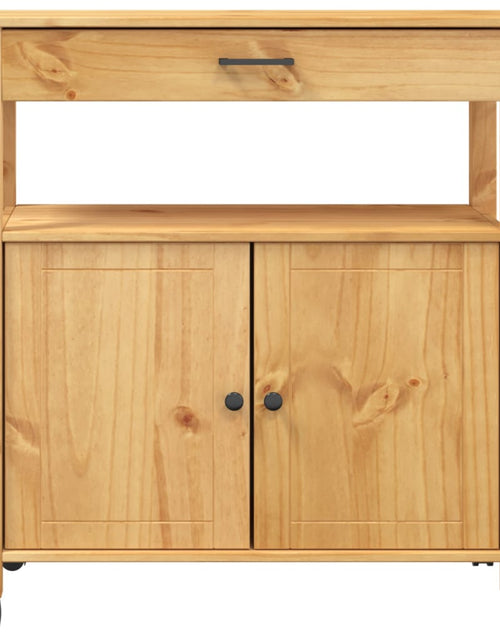 Încărcați imaginea în vizualizatorul Galerie, Cărucior de bucătărie „MONZA”, 84x40x90 cm, lemn masiv de pin - Lando
