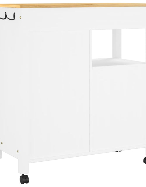 Încărcați imaginea în vizualizatorul Galerie, Cărucior de bucătărie „MONZA”, 84x40x90 cm, lemn masiv de pin - Lando
