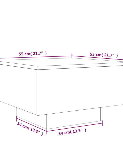 Încărcați imaginea în vizualizatorul Galerie, Măsuță de cafea, alb, 55x55x31 cm, lemn compozit - Lando
