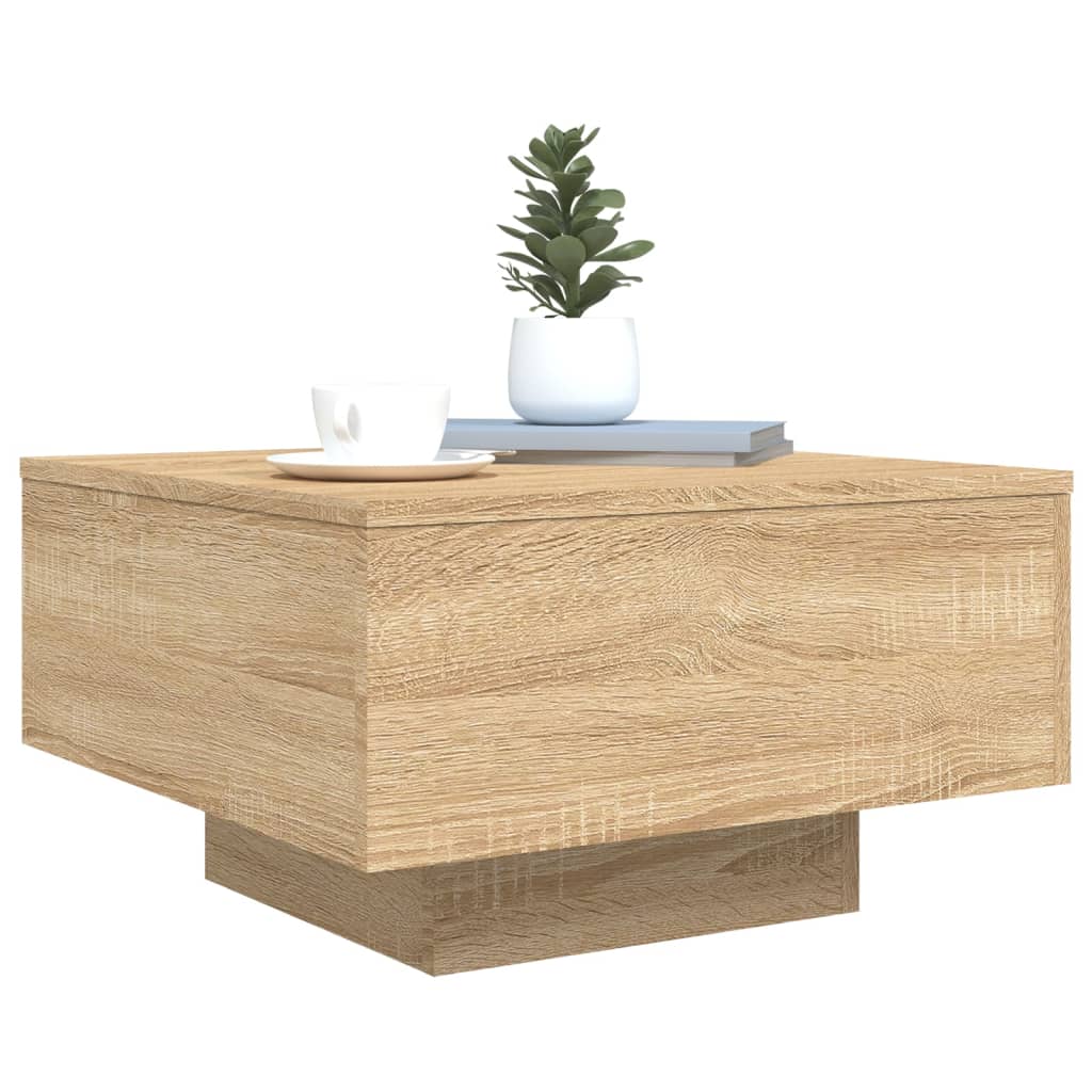 Măsuță de cafea, stejar sonoma, 55x55x31 cm, lemn prelucrat - Lando