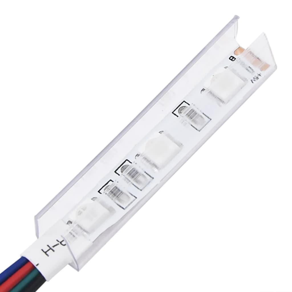 Servantă cu lumini LED, alb, 60x37x67 cm - Lando