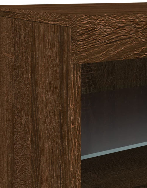 Încărcați imaginea în vizualizatorul Galerie, Servantă cu lumini LED, stejar maro, 60x37x67 cm - Lando
