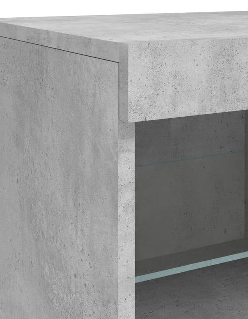 Încărcați imaginea în vizualizatorul Galerie, Servantă cu lumini LED, gri beton, 81x37x67 cm - Lando
