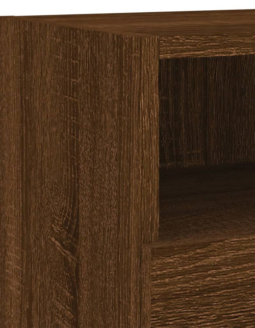 Încărcați imaginea în vizualizatorul Galerie, Comode TV de perete, 2 buc., stejar maro, 60x30x30 cm, lemn - Lando
