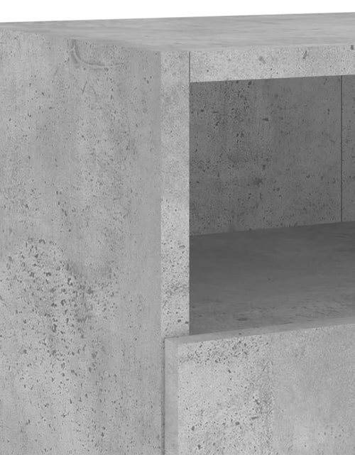 Încărcați imaginea în vizualizatorul Galerie, Comode TV de perete, gri beton, 80x30x30 cm, lemn prelucrat - Lando
