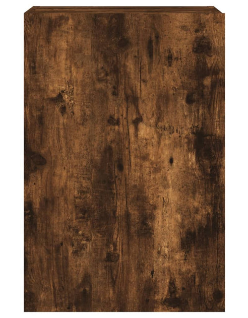 Încărcați imaginea în vizualizatorul Galerie, Comodă TV de perete 2 buc., stejar fumuriu, 40,5x30x60 cm, lemn - Lando
