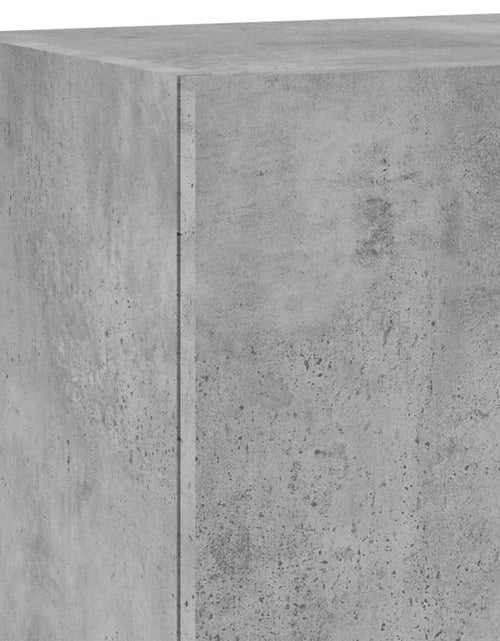 Încărcați imaginea în vizualizatorul Galerie, Comodă TV de perete, gri beton, 40,5x30x90 cm, lemn prelucrat - Lando
