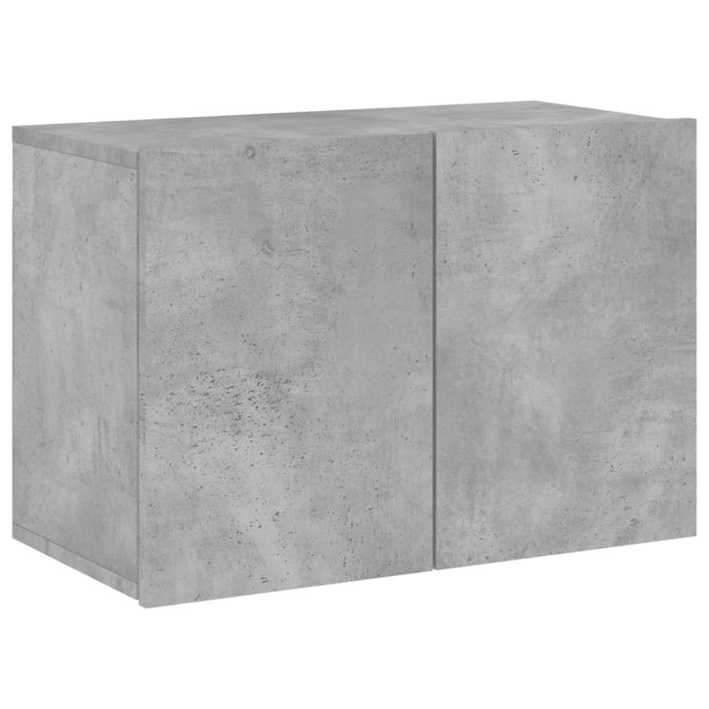 Comodă TV de perete, gri beton, 60x30x41 cm - Lando
