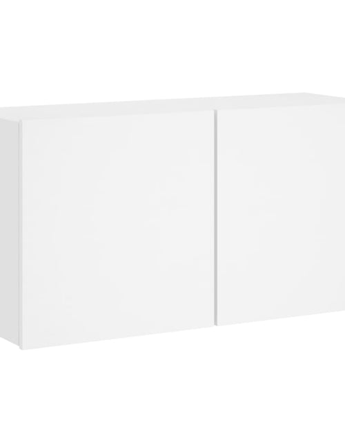 Încărcați imaginea în vizualizatorul Galerie, Comodă TV de perete, alb, 80x30x41 cm - Lando

