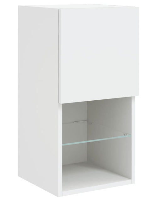 Încărcați imaginea în vizualizatorul Galerie, Comodă TV cu lumini LED, alb, 30,5x30x60 cm - Lando
