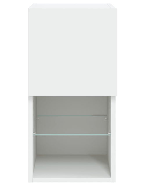 Încărcați imaginea în vizualizatorul Galerie, Comodă TV cu lumini LED, alb, 30,5x30x60 cm - Lando
