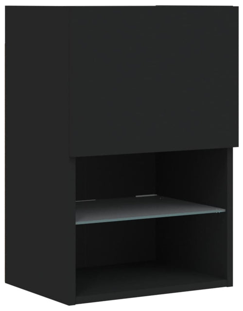 Загрузите изображение в средство просмотра галереи, Comodă TV cu lumini LED, negru, 40,5x30x60 cm - Lando
