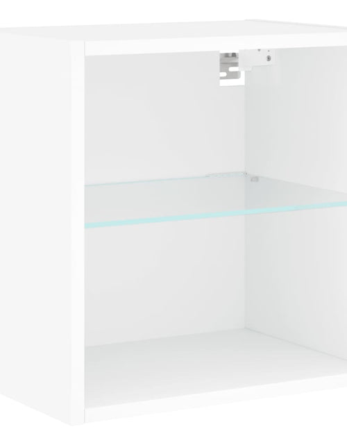 Загрузите изображение в средство просмотра галереи, Noptieră cu lumini LED montată pe perete, alb - Lando
