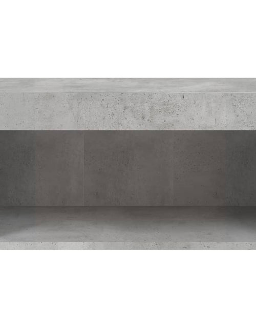 Încărcați imaginea în vizualizatorul Galerie, Comodă TV cu lumini LED, gri beton, 60x30x30 cm - Lando
