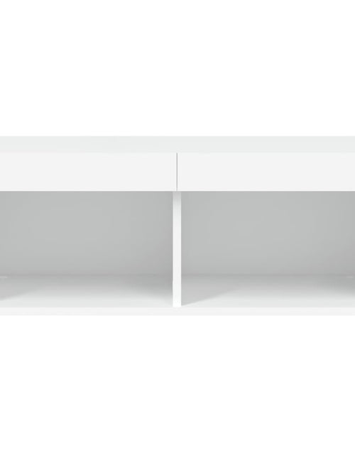 Încărcați imaginea în vizualizatorul Galerie, Comodă TV cu lumini LED, alb, 80x30x30 cm - Lando
