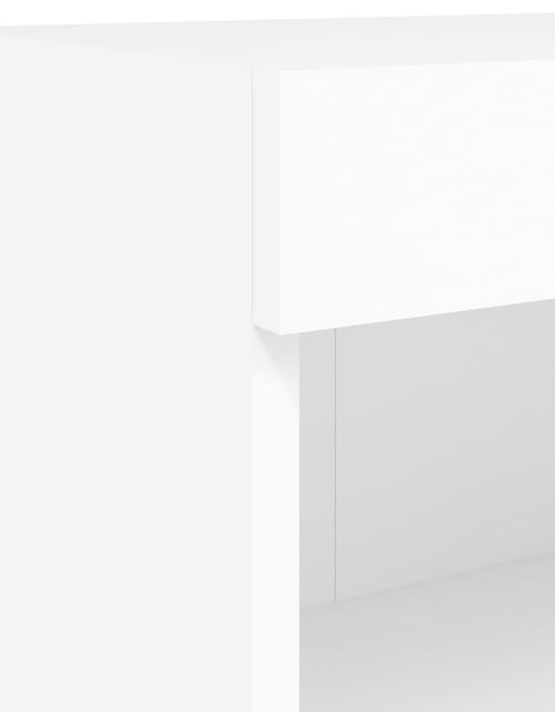 Загрузите изображение в средство просмотра галереи, Comodă TV cu lumini LED, alb, 80x30x30 cm - Lando
