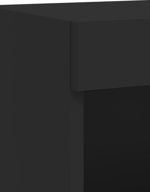 Încărcați imaginea în vizualizatorul Galerie, Comode TV cu lumini LED, 2 buc., negru, 100x30x30 cm - Lando
