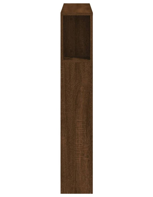 Încărcați imaginea în vizualizatorul Galerie, Tăblie de pat cu LED, stejar maro, 100x18,5x103,5 cm, lemn - Lando
