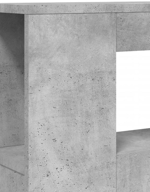 Загрузите изображение в средство просмотра галереи, Tăblie de pat cu LED, gri beton, 220x18,5x103,5 cm, lemn - Lando
