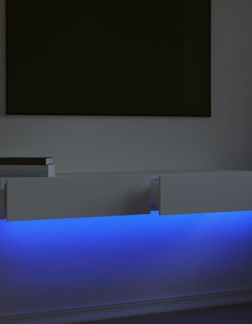 Încărcați imaginea în vizualizatorul Galerie, Dulapuri TV cu lumini LED, 2 buc., alb, 60x35x15,5 cm Lando - Lando
