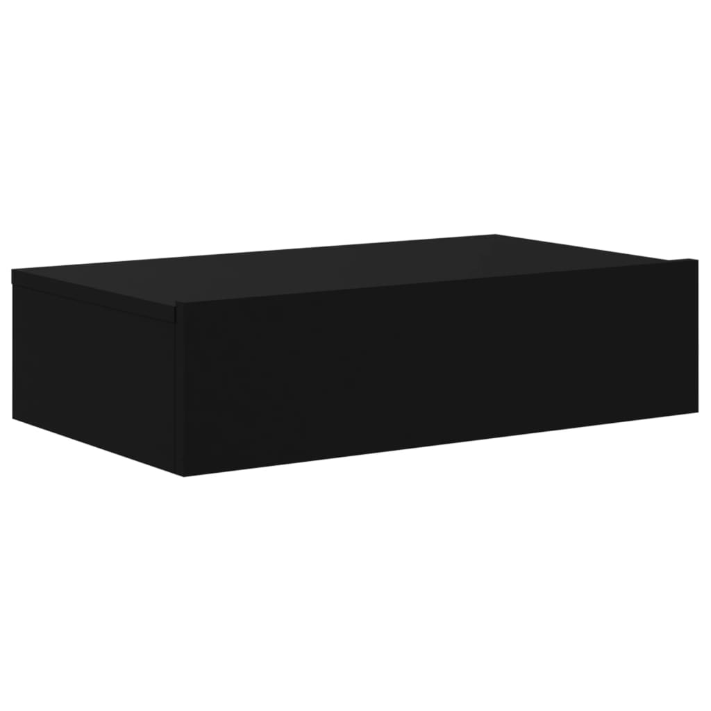 Comodă TV cu lumini LED, negru, 60x35x15,5 cm Lando - Lando