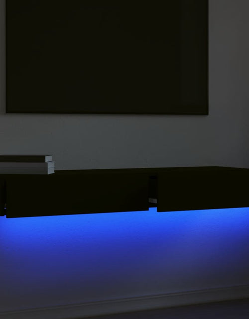 Încărcați imaginea în vizualizatorul Galerie, Dulapuri TV cu lumini LED, 2 buc., negru, 60x35x15,5 cm Lando - Lando

