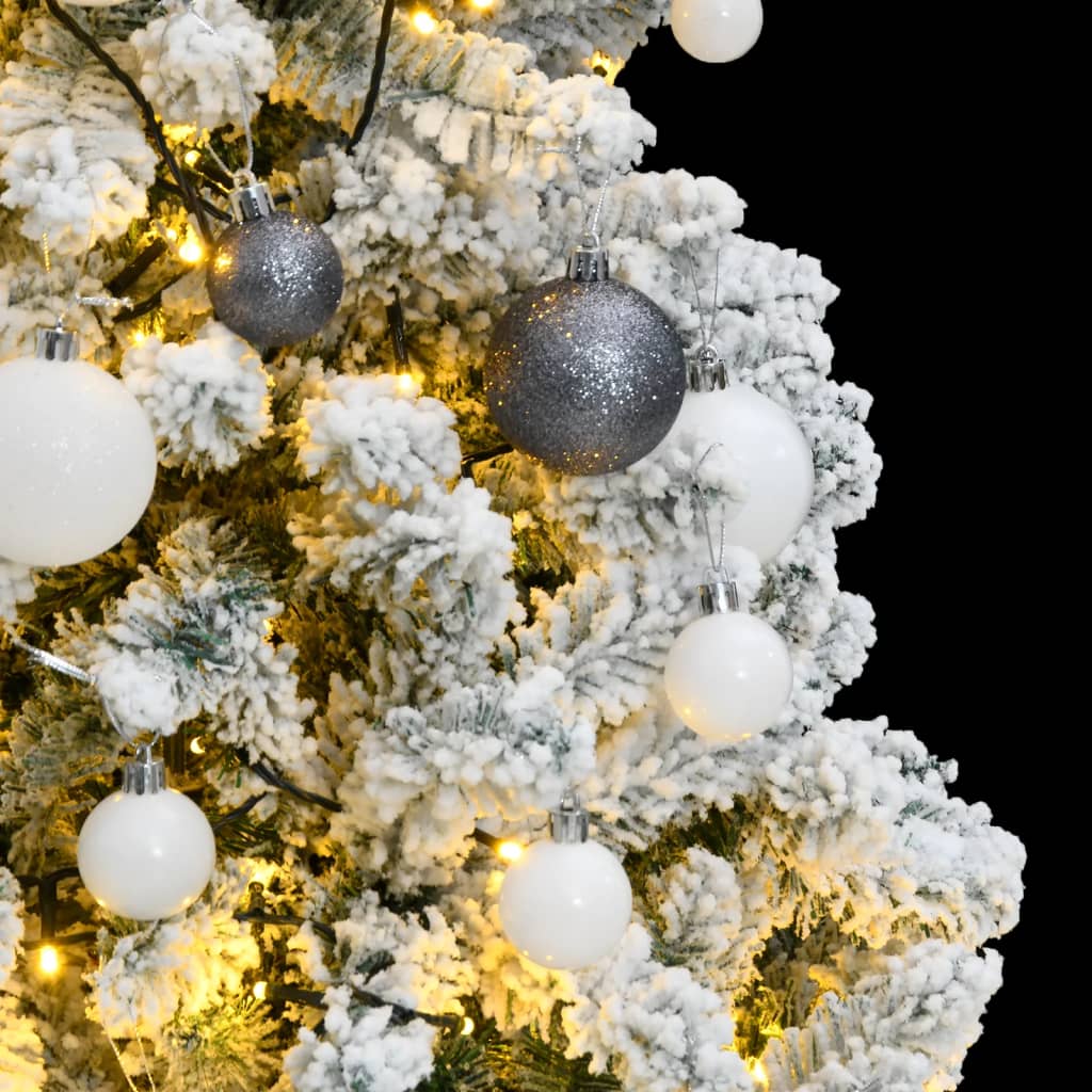 Brad Crăciun artificial articulat cu 150 LED-uri/globuri 120 cm - Lando